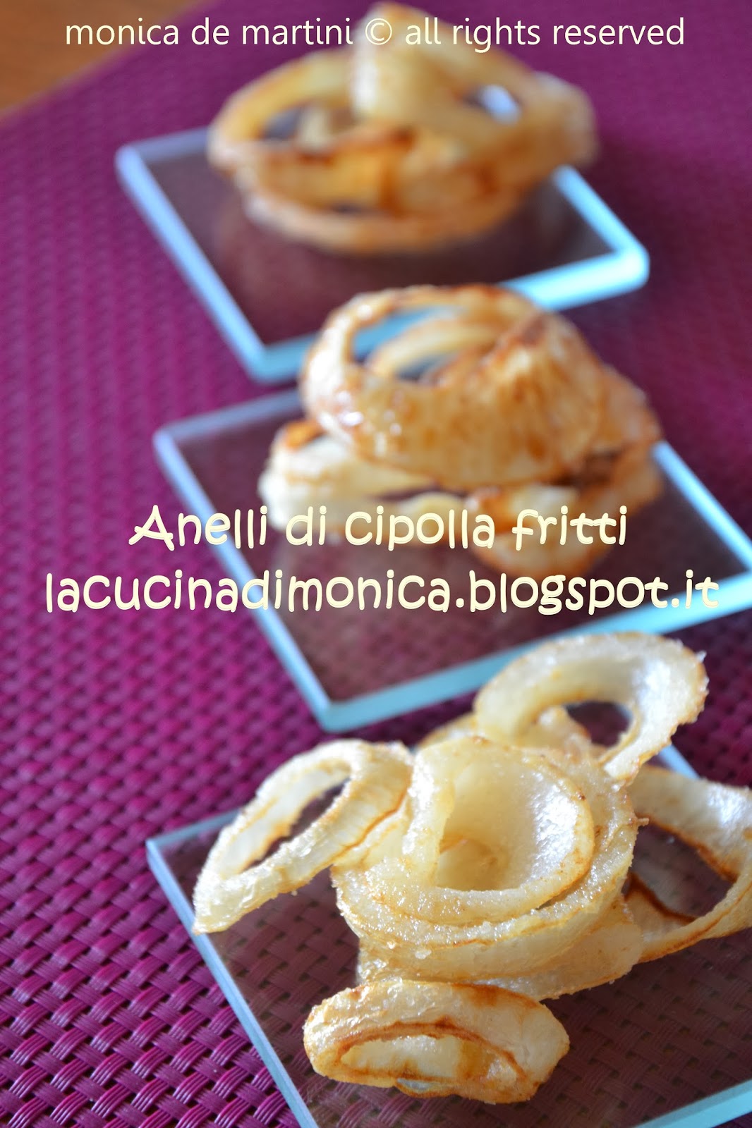 anelli di cipolla fritti
