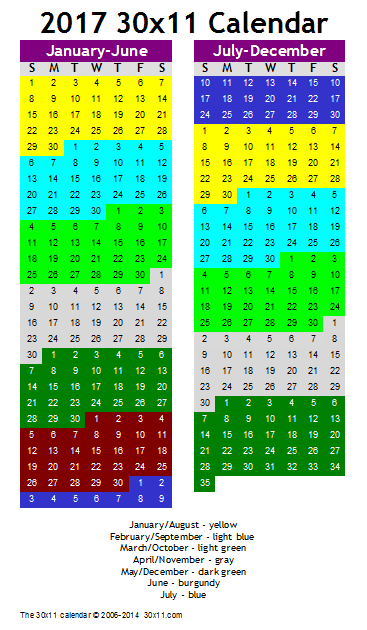 calendar pictures for each month