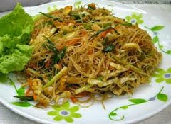 resep praktis dan mudah membuat (memasak) masakan khas jawa mie bihun goreng spesial enak, lezat