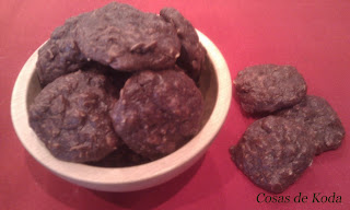 Galletas de chocolate y leche condensada