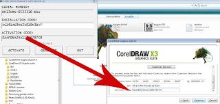 Cara memasukkan crack CorelDRAW X3
