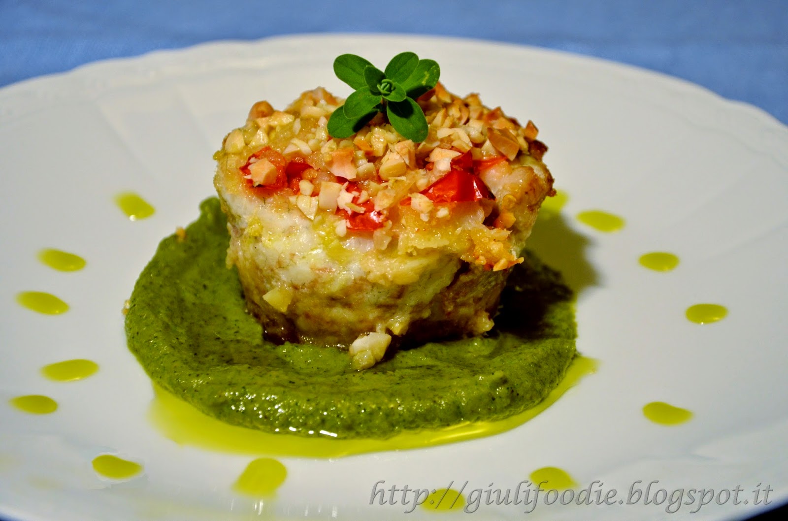 turbantino di spigola spigola, zucchine
