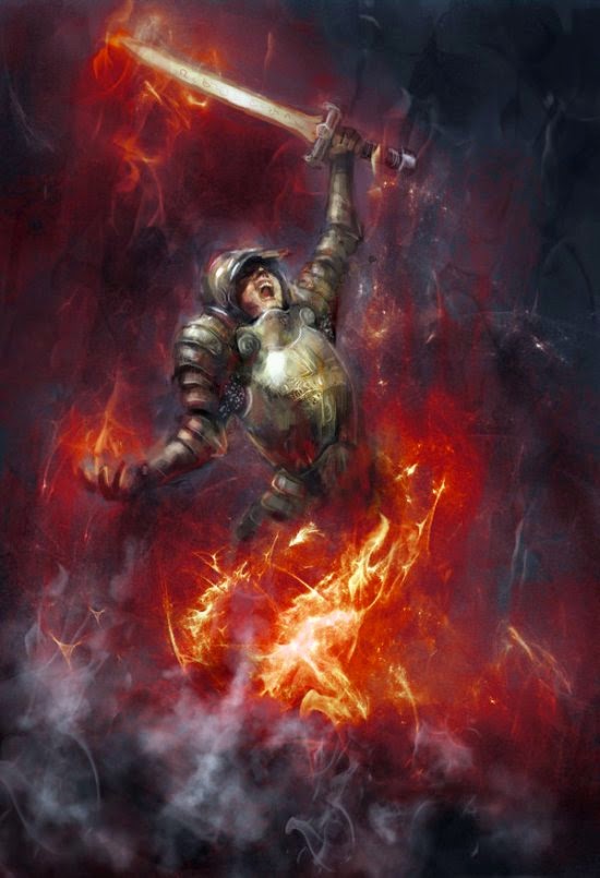 As sombrias ilustrações de fantasia de Vuk Kostic a.k.a. chevsy Vuk Kostic chevsy deviantart ilustrações fantasia sombrias monstros guerreiros