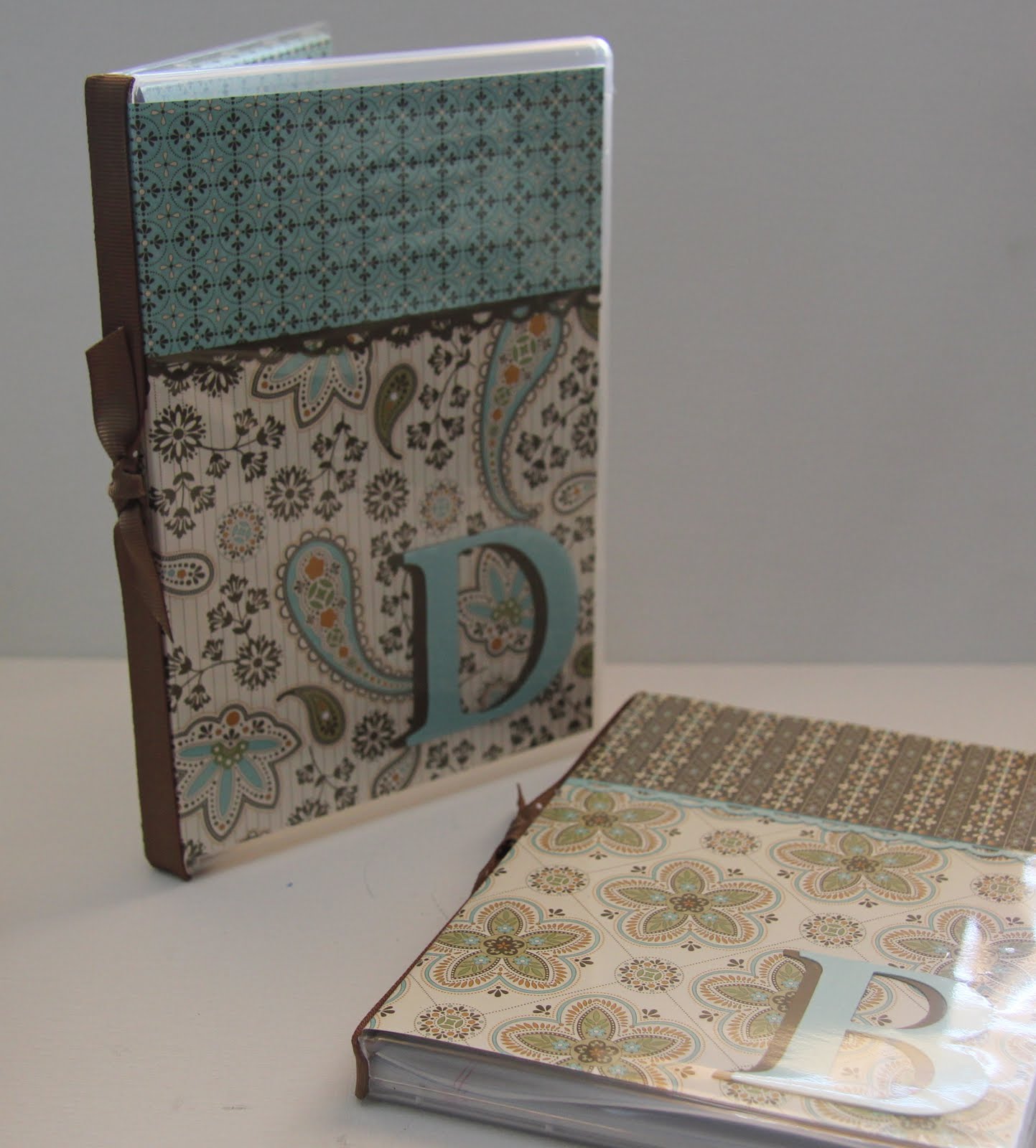 Stampin' By The Bay Notepad Holders using ClearMount Stamp Cases