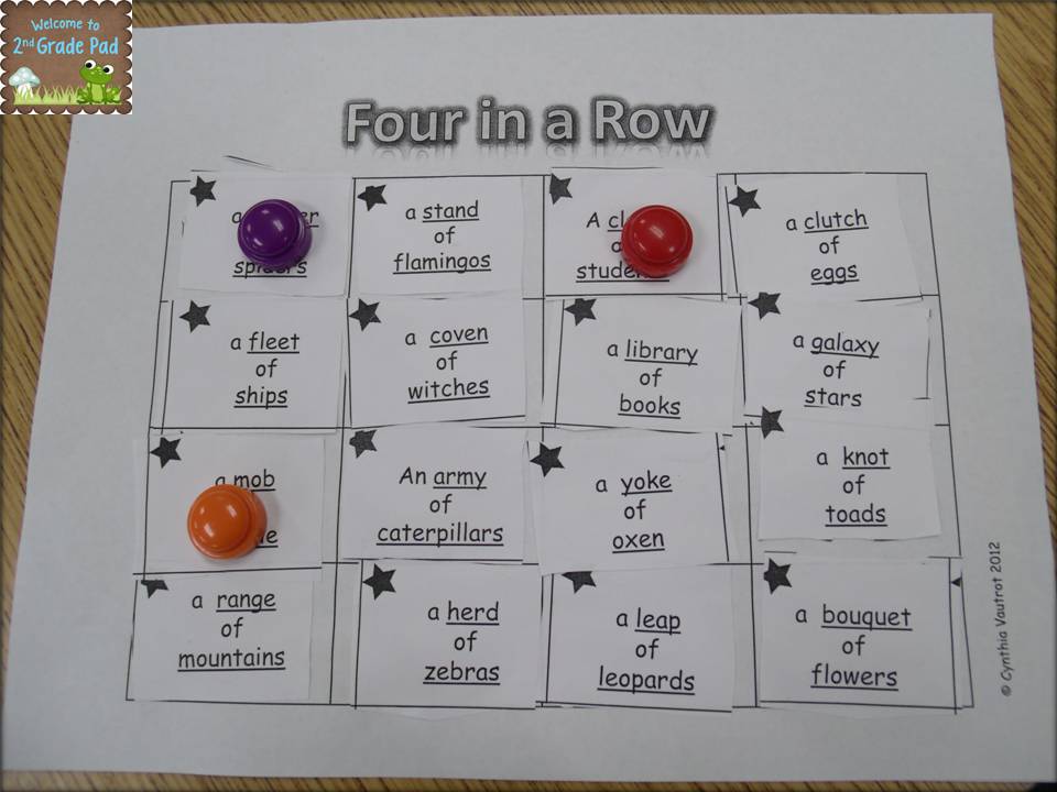 2nd Grade Pad: Collective Nouns & Freebie #11