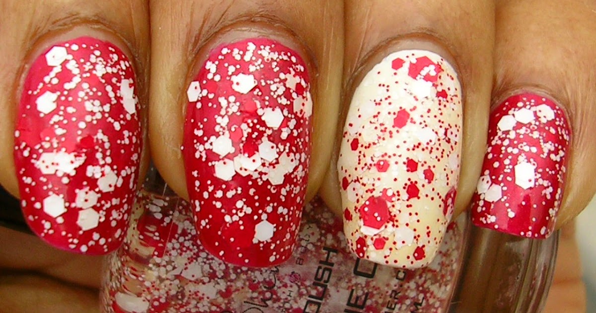 CANDY COATED TIPS KBShimmer "Candy Cane Crush"