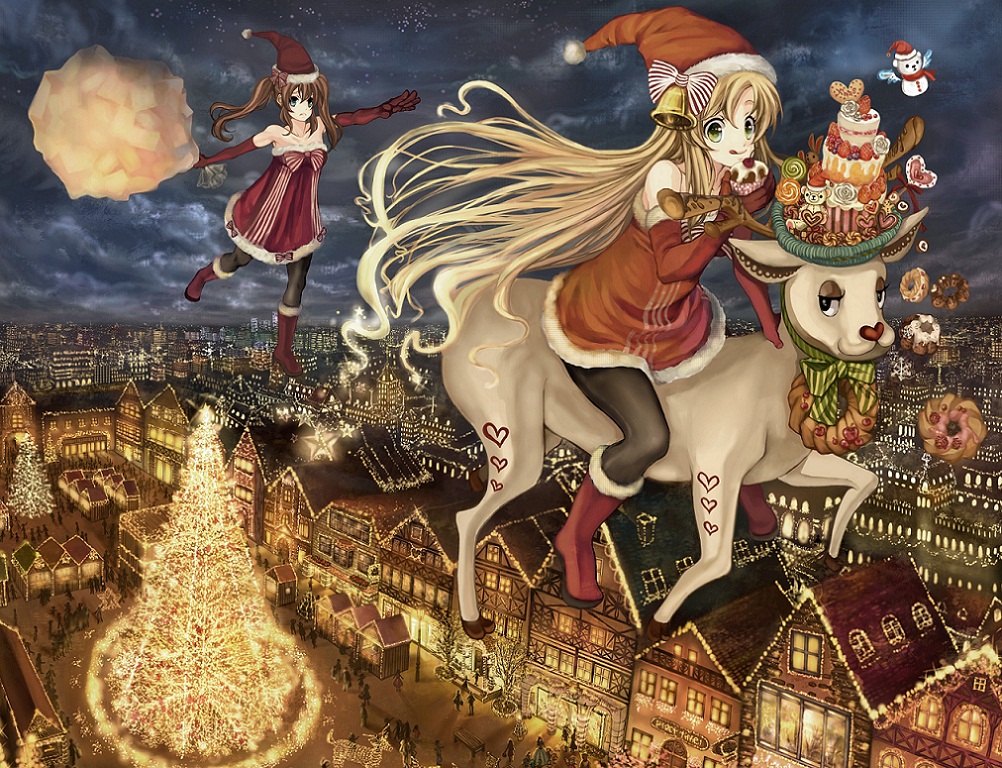 Social Wallpapering: Desktop Wallpaper - Hintergrundbilder Frohe Weihnachten