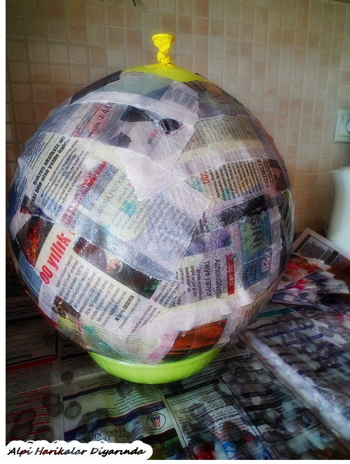 Anne Bunu Yaptı Pinyata yapımı