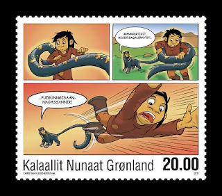 CartoonPhilately: new comics stamp from Greenland
