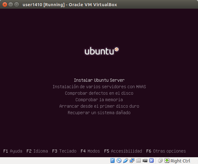 DriveMeca instalando Linux Ubuntu Server 14.10 Utopic Unicorn paso a paso