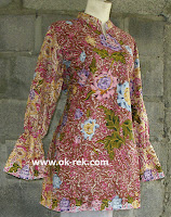 Blus Lena busana muslim batik katun