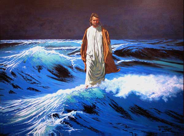 pictures of jesus walking on water. Jesus Walks On Water