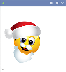 Facebook Santa Emoticon
