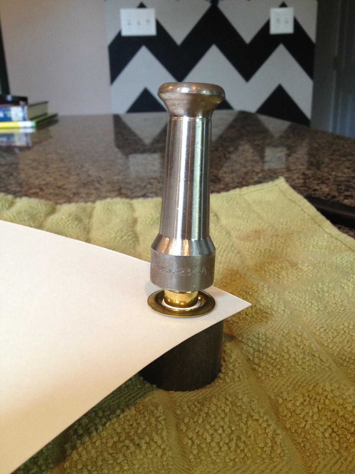 Family Room Art & How To Add Grommets! East Coast Creative