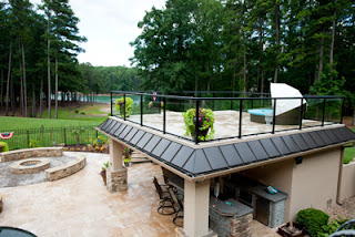 elevated Tile Deck with Tiledek under-tile waterproof membrane