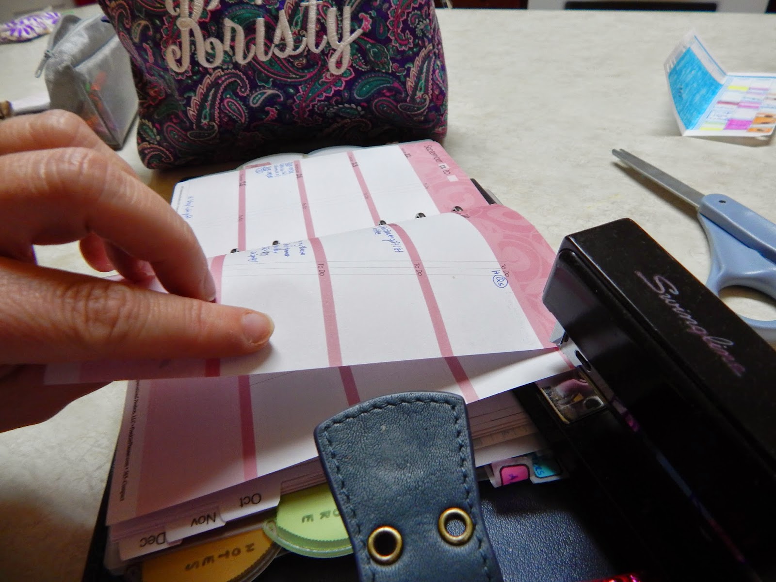 Cheap Planner Refills 2 Setting Up Undated Pages Giftie Etcetera Cheap Planner Refills 2