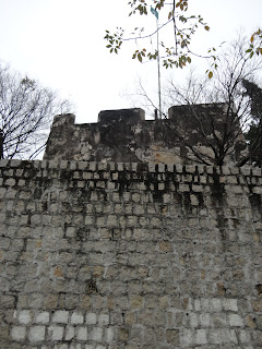 Walls of Monte Fortress of Macao Murallas de la fortaleza del monte de Macao.