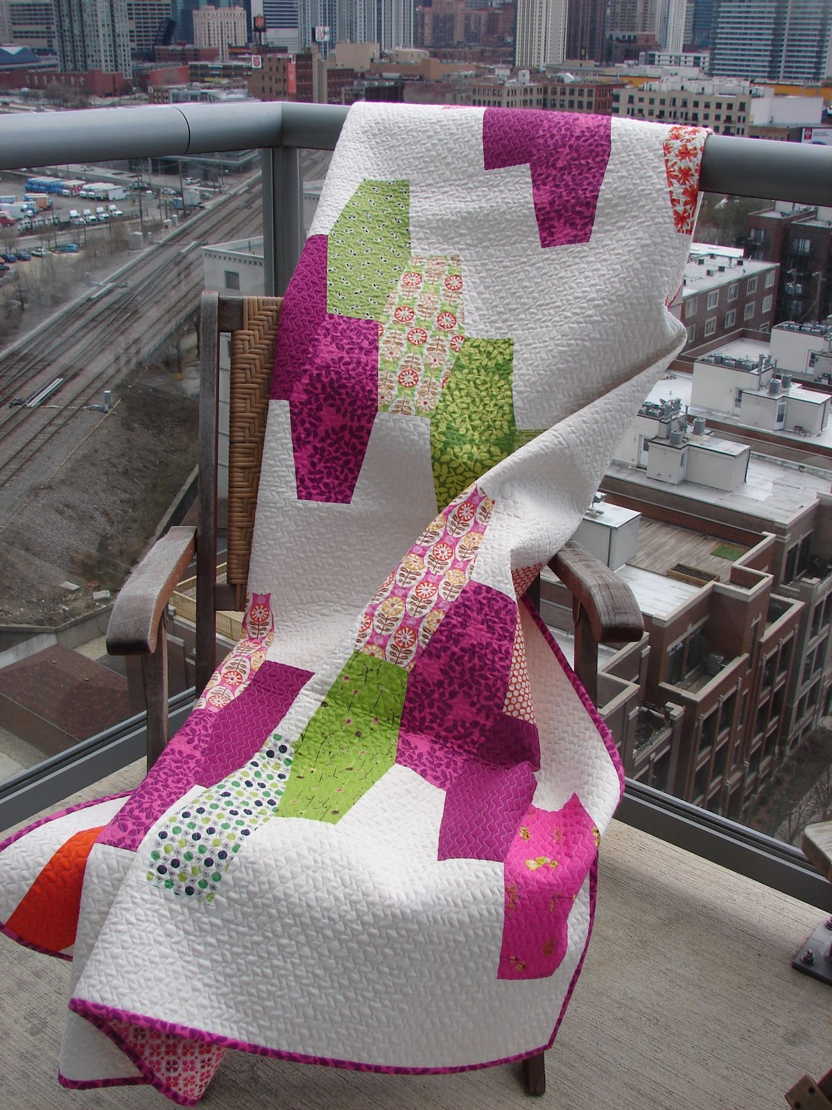 tallgrass prairie studio Lava Lamp Quilt