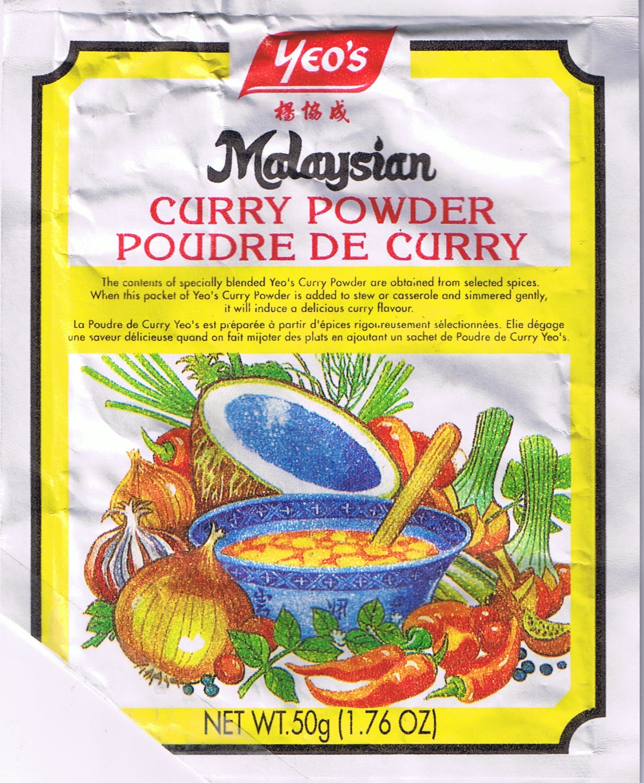 Danger! Men Cooking! Yeo's Malaysian Curry Powder and Chicken Curry