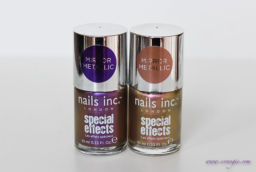 The latest addition to the Nails Inc. Special Effects line: Mirror Metallic