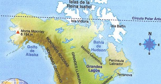 Geografía de América: Relieve de América - Placas Tectónicas