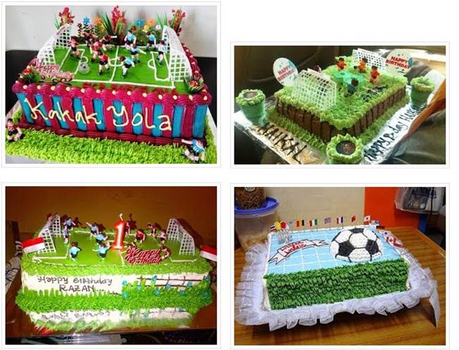 Koleksi Gambar Kue Asik Ulang Tahun Bola Untuk Anak Laki