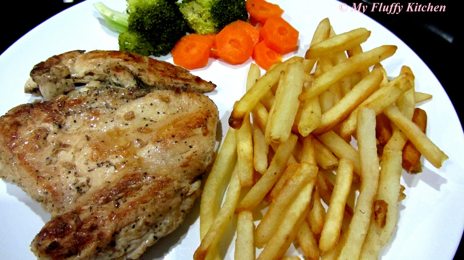 Pan Fried Black Pepper Chicken Chop my fluffy kitchen