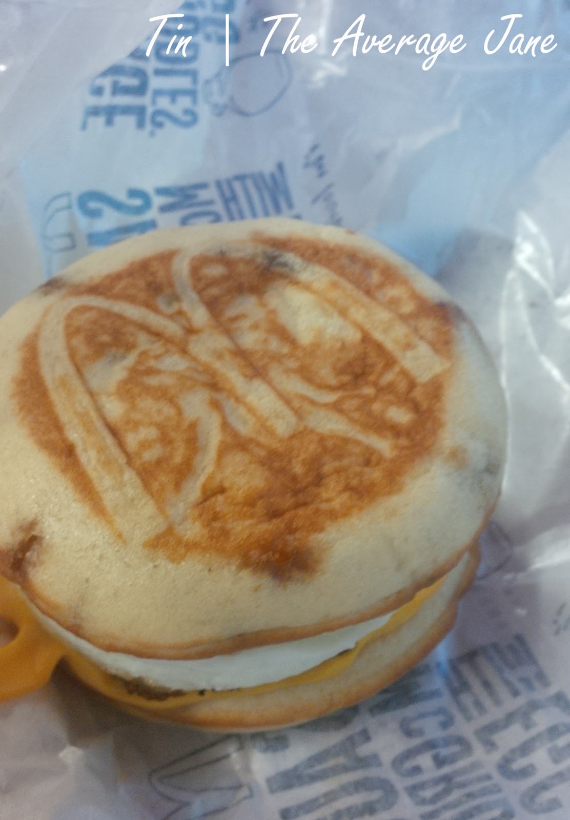 The Average Jane McDonald's Singapore's Sausage McGriddles with Egg