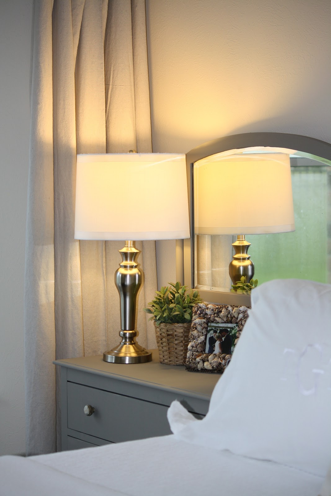 the little cottage on the pond... Chalk painted bedroom furniture....