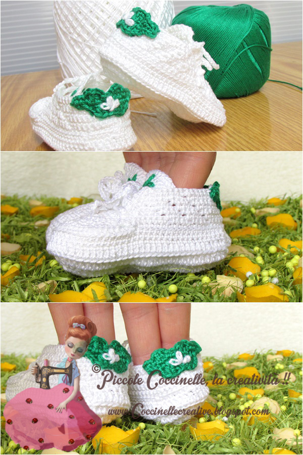 scarpette adidas uncinetto