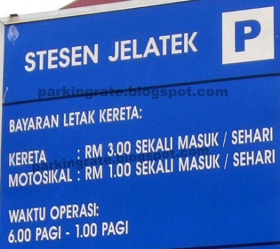 Jelatek LRT Station Parking Rate