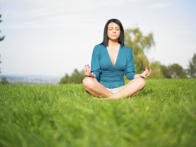 Meditación al aire libre Meditación al aire libre