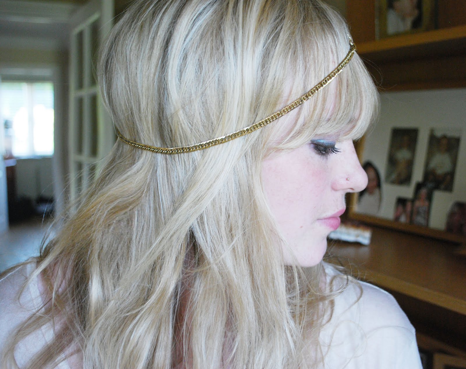 wise rabbit says DIY Chain Headpiece