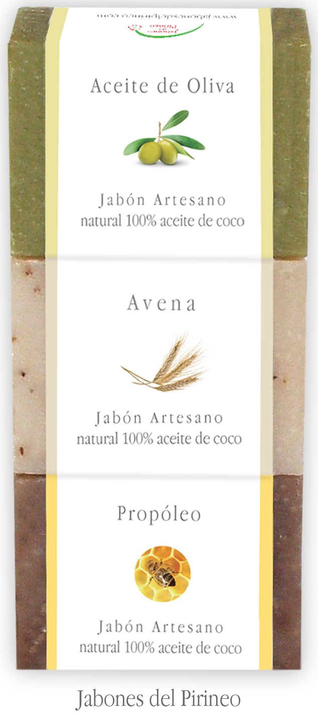 Pack Jabones Aceite de Oliva, Avena y Propóleo