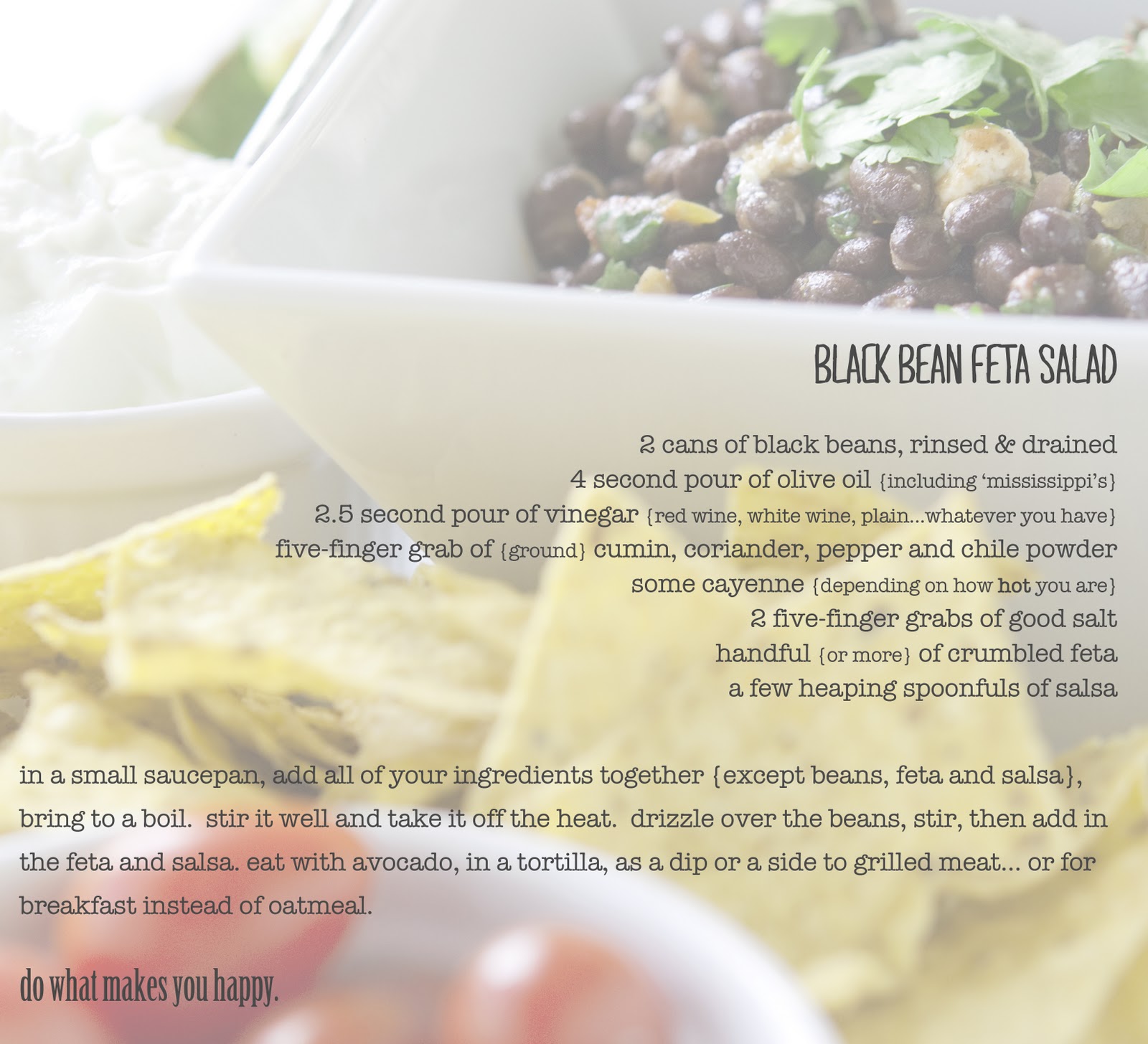 Black Bean Feta Salad