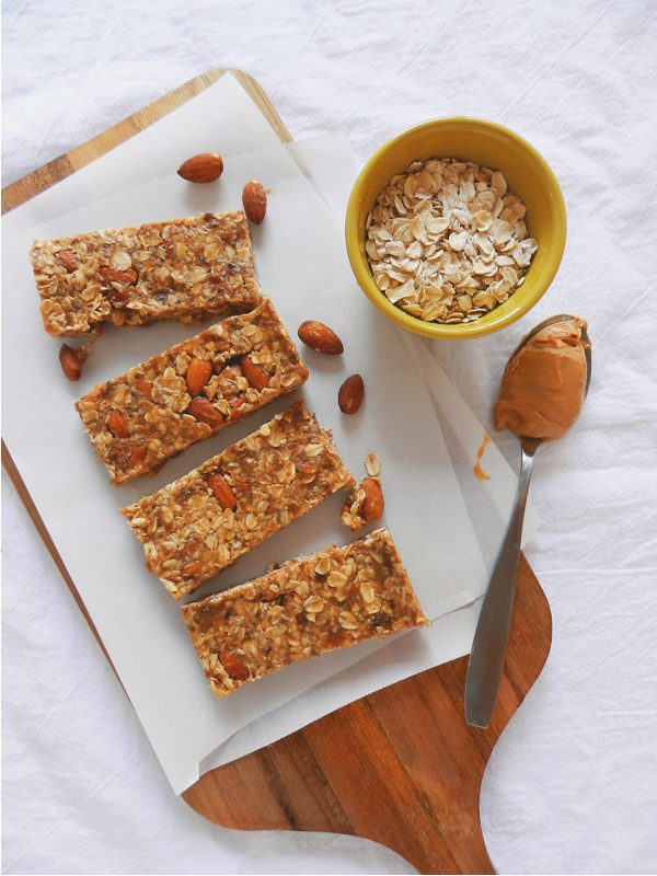 Peanut Butter Almond Granola Bars SAS+ROSE