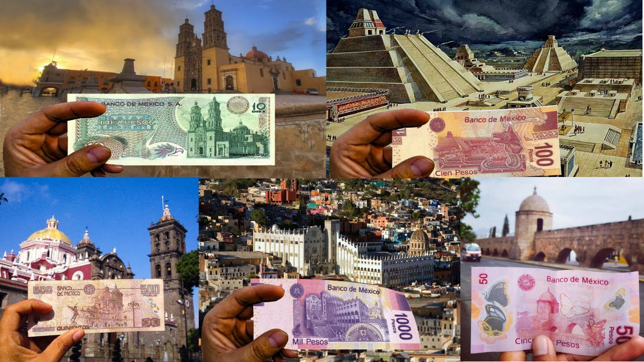 Conoce los paisajes que aparecen en los billetes de Mexico
