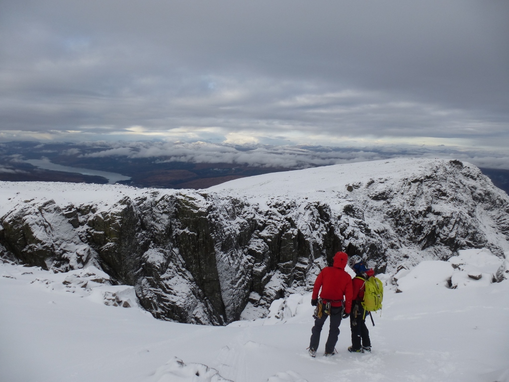 Winter and Rock Climbing Conditions 270116, Ben Nevis Winter Climbing