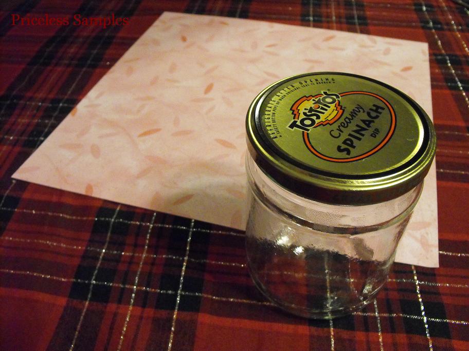 Priceless Samples Tutorial for Decorating Jar Lids