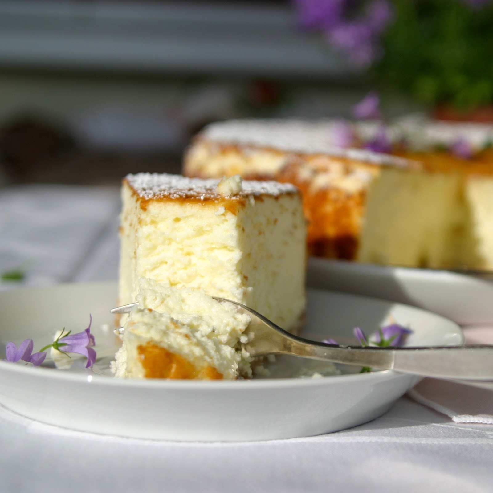 A Classic German Cheesecake With a Hint of Lavender