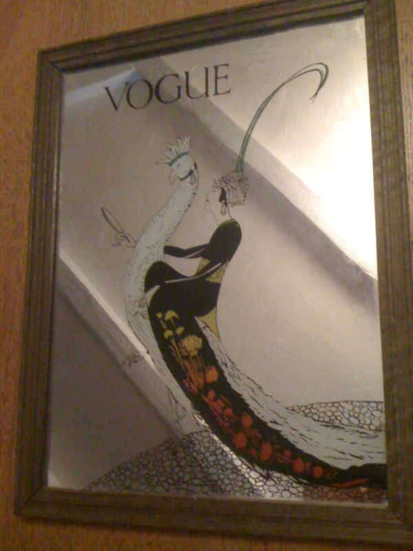 Inspire my house pretty Vintage Vogue Mirror ♥