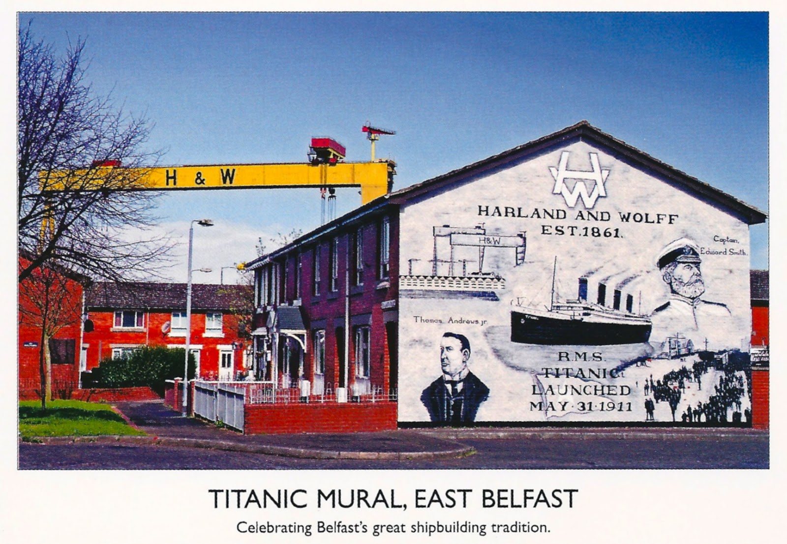 My Favorite Views Ireland Titanic Mural in East Belfast