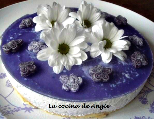 Tarta Mousse De Violetas...
