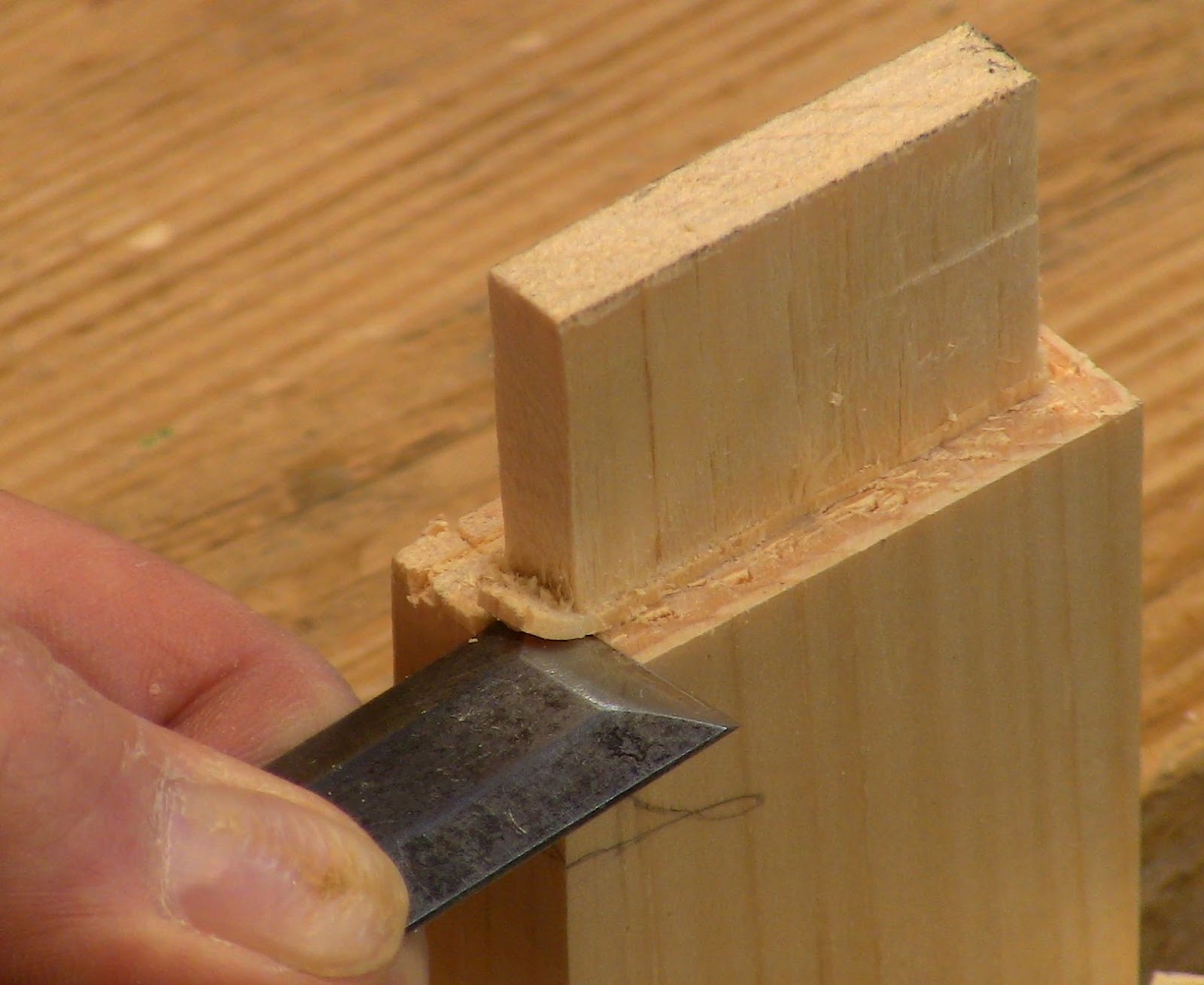 Close Grain FourStroke Mortise And Tenon, part 2