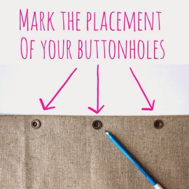 Stephanie Deaves Tutorial Cushion cover with buttons