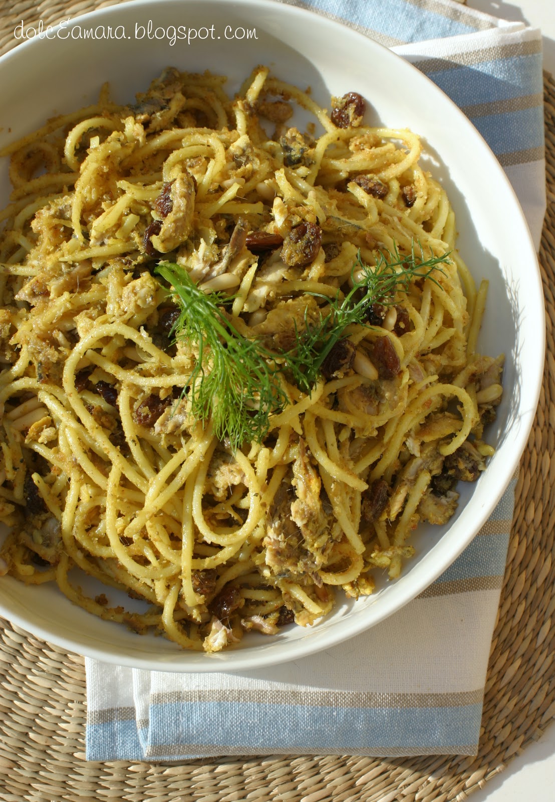 dolc&amara PASTA CH' I' SARDI (pasta con le sarde)