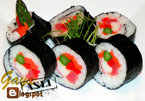 Resep Dan Cara Membuat Sushi Roll Dari Jepang Sushi Roll Jepang