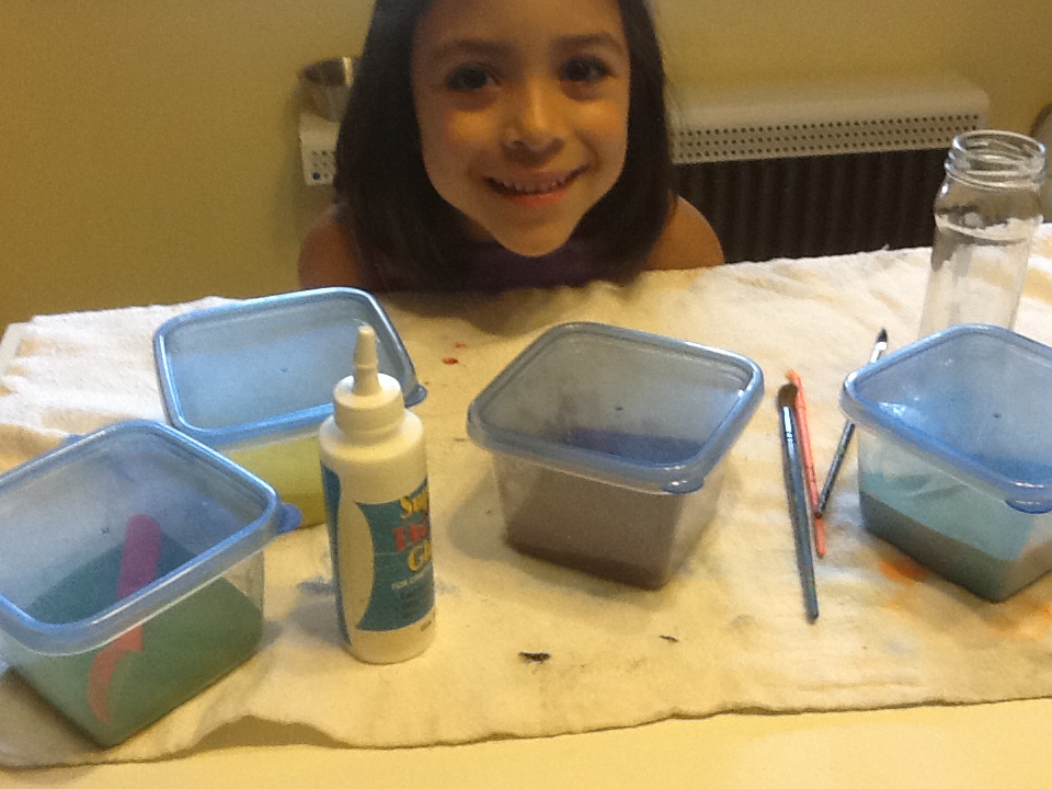 World Adventures 2nd Grade Art Project Colored Sand Vases