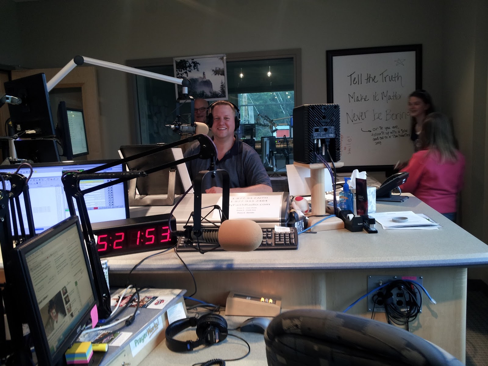 Life in a canned ham Inside the Radio Station