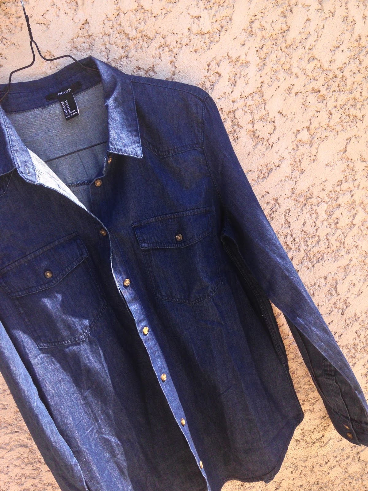 chemise denim forever 21